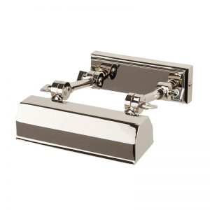 Small Polished Nickel Adjustable Picture Light