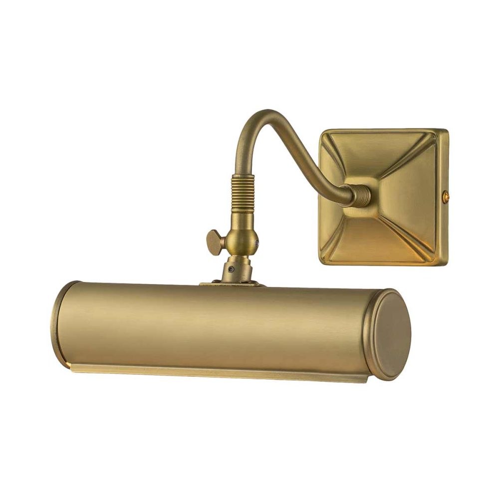 Small Brushed Brass Picture Light