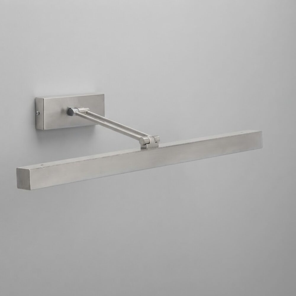 Small Edward LED Picture Light In Brushed Nickel