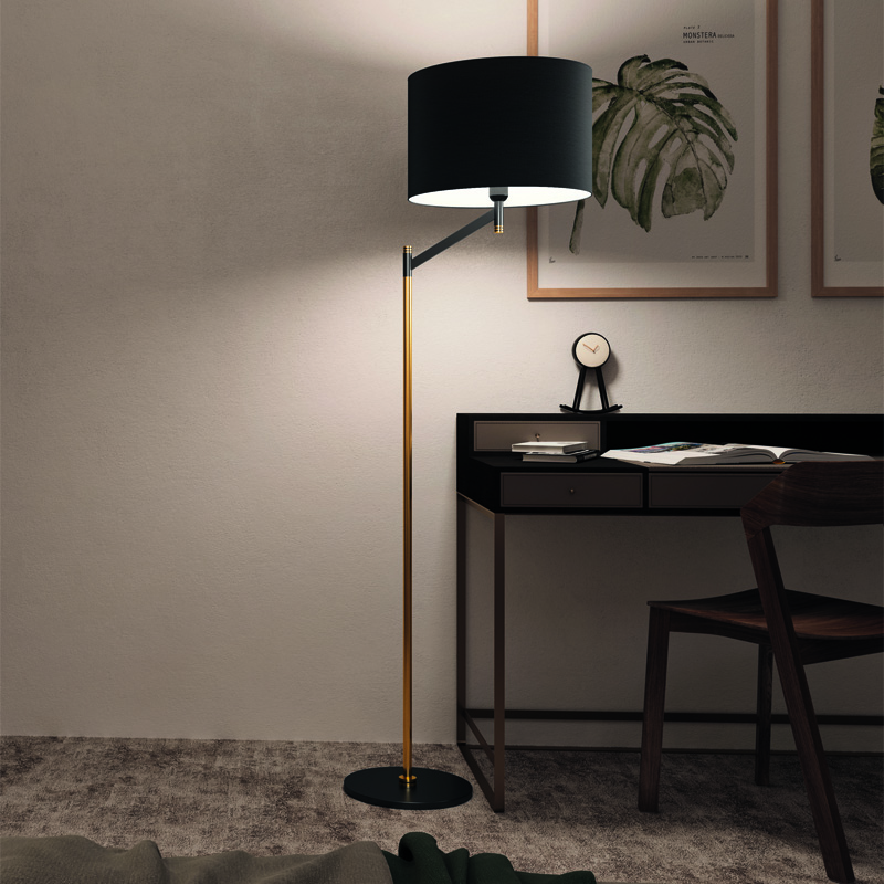 Angled Floor Lamp With Shade R S, Floor Lamp With Shade Uk