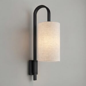 Andrew Wall Light in Matt Black
