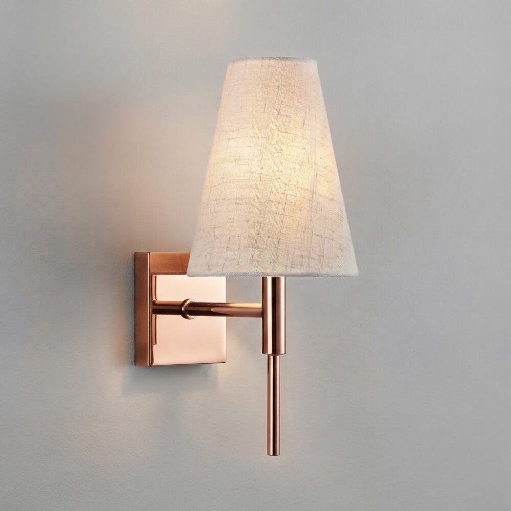 Finial Wall Light Polished Copper