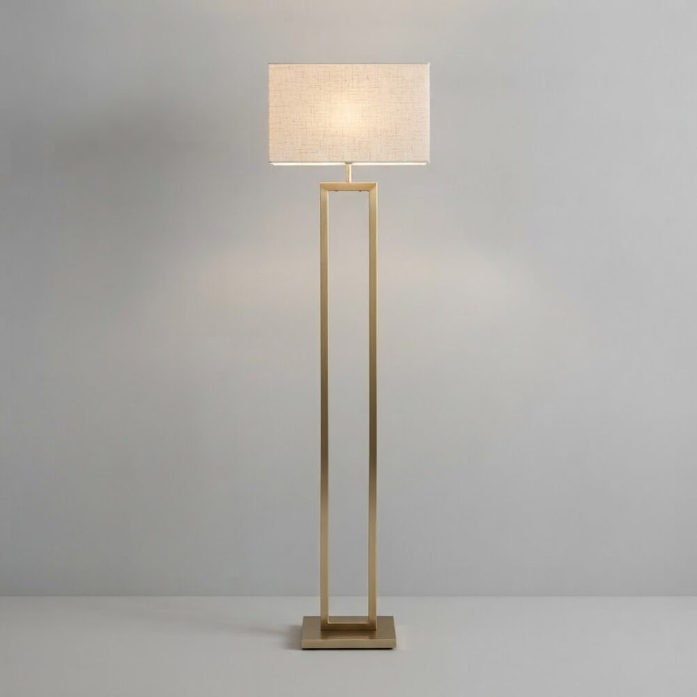 Elizabeth Floor Lamp in Satin Brass