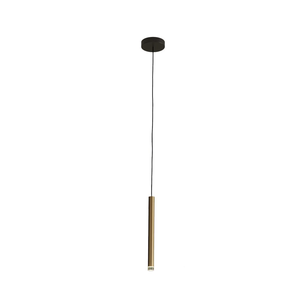 Matt Gold LED Pendant with Acrylic Diffuser
