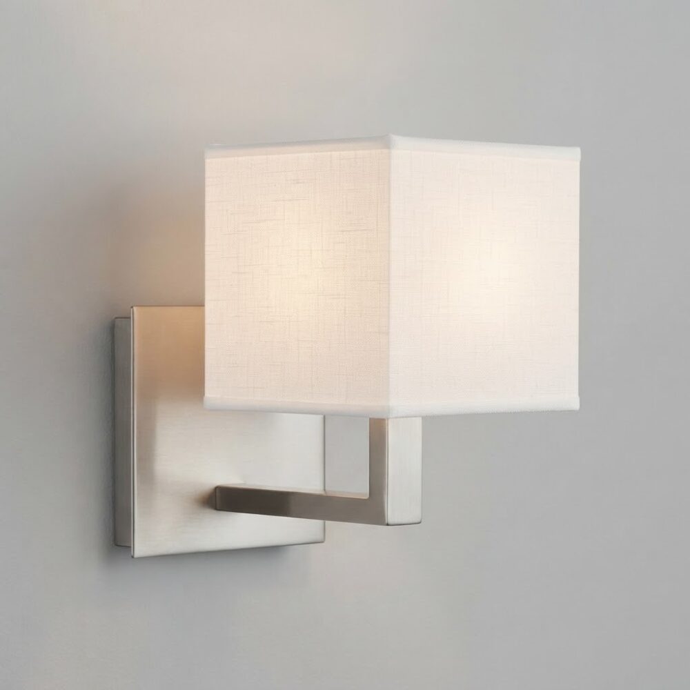 Elizabeth Wall Light in Brushed Nickel