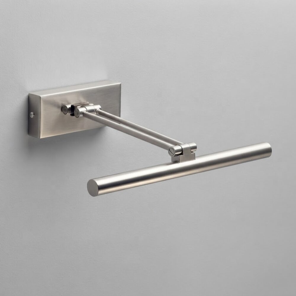 Small Victoria LED Picture Light In Brushed Nickel
