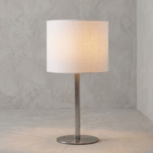 Robert Table Lamp in Brushed Nickel