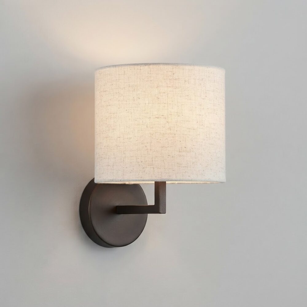 Robert Wall Light in Brushed Bronze