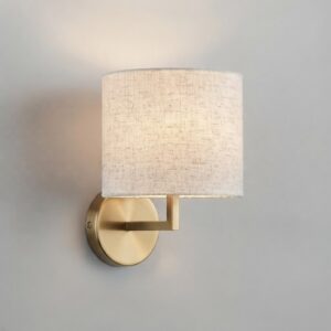 Robert Wall Light in Satin Brass
