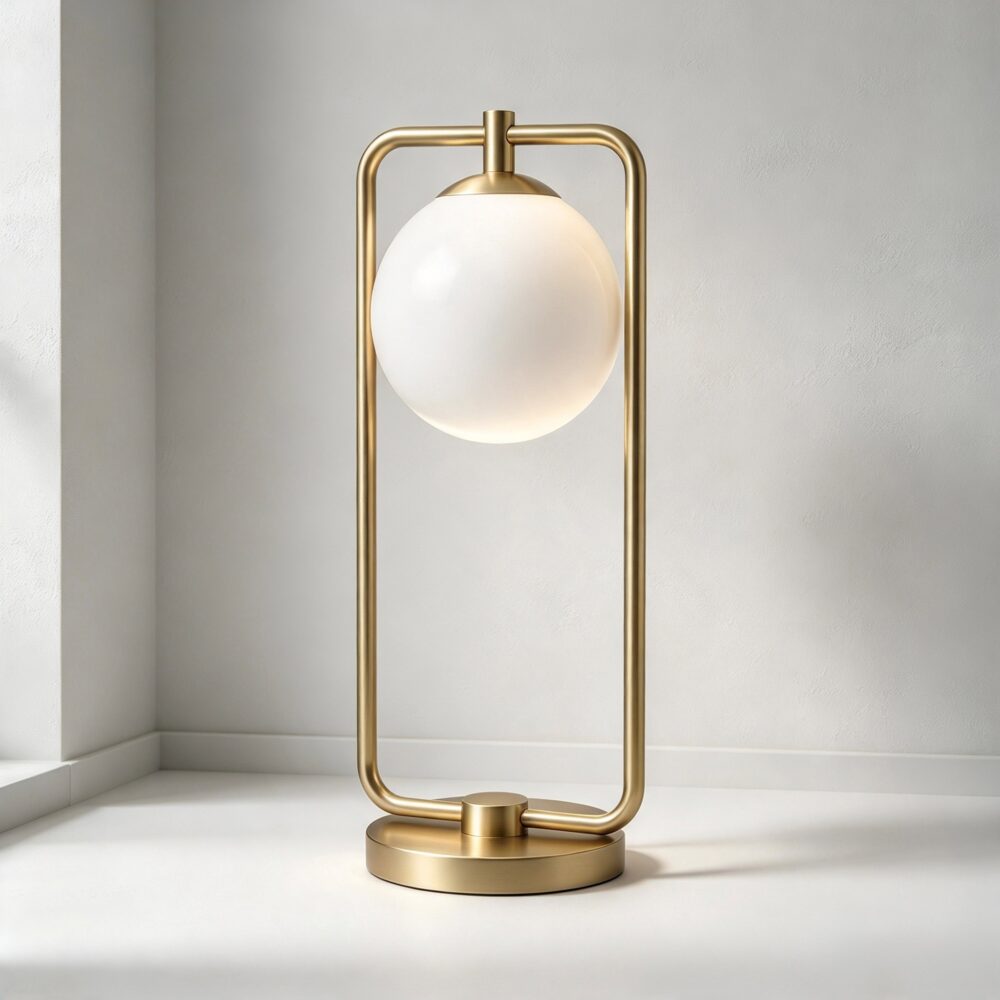 Alfredo Table Lamp in Satin Brass