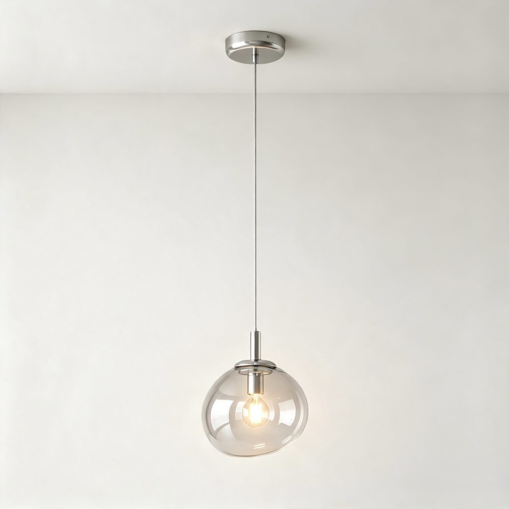 Small Fuse Pendant with Clear Glass