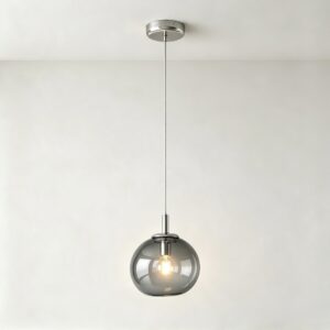 Small Fuse Pendant with Smoke Glass