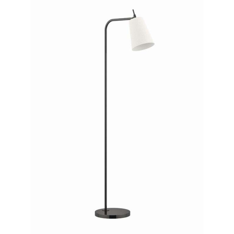 Matt Black Adjustable Floor Lamp - R&S Robertson