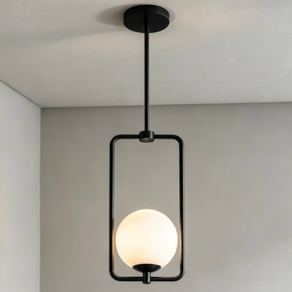 Alfredo Pendant in Matt Black