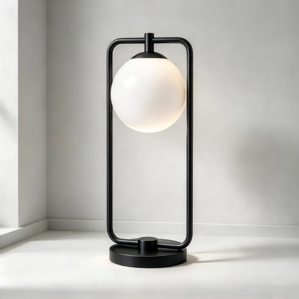 Alfredo Table Lamp in Matt Black