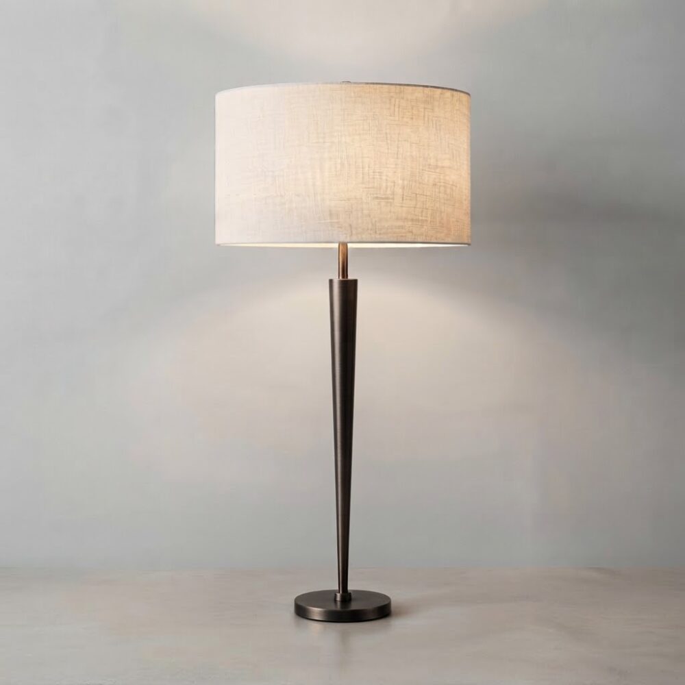 Point Table Lamp in Dark Bronze