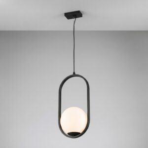 Sofia Pendant in Matt Black