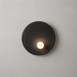 Large Catch Wall Light in Black