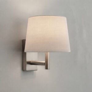 Elbow Wall Light in Satin Nickel