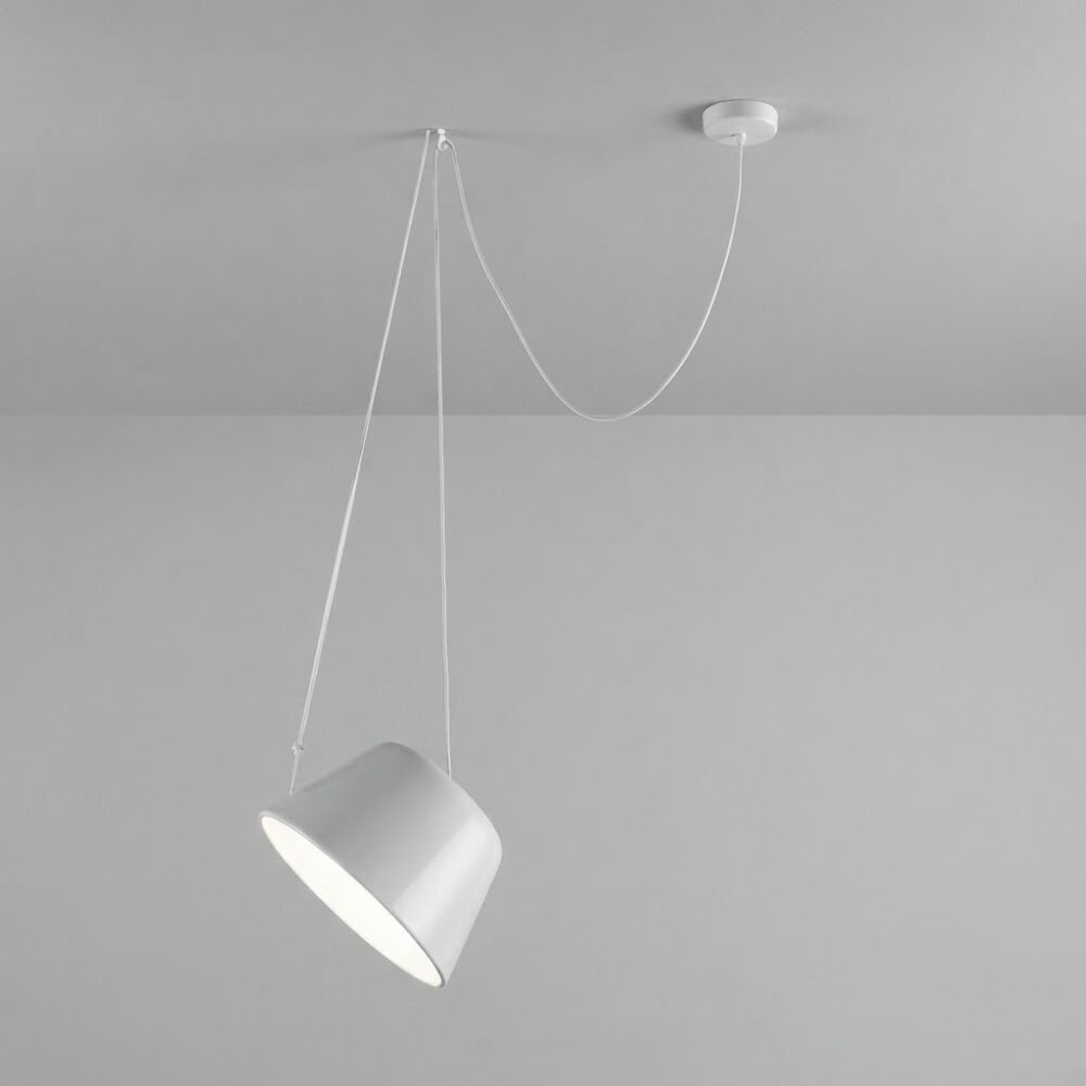 Tilt Pendant in White