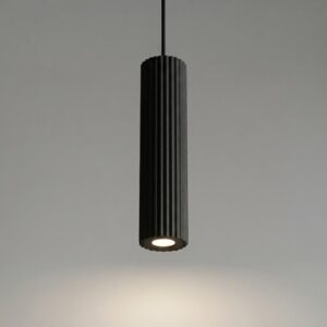 Ridge LED Pendant in Black