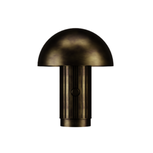 Phi Table Lamp in Burnished Brass