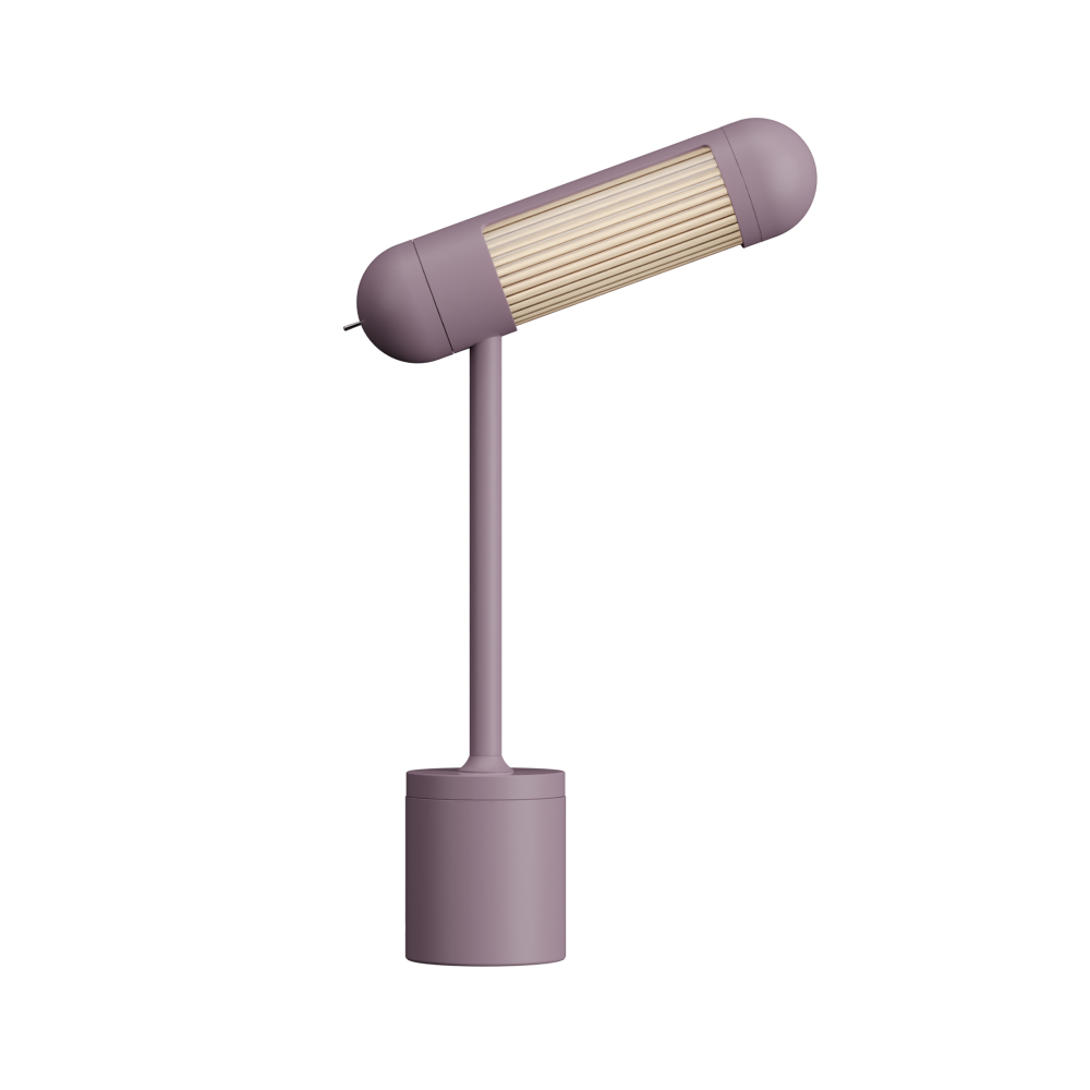Hudson LED Desk Lamp in Pastel Violet