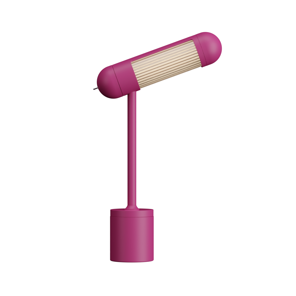 Hudson LED Desk Lamp in Telemagenta