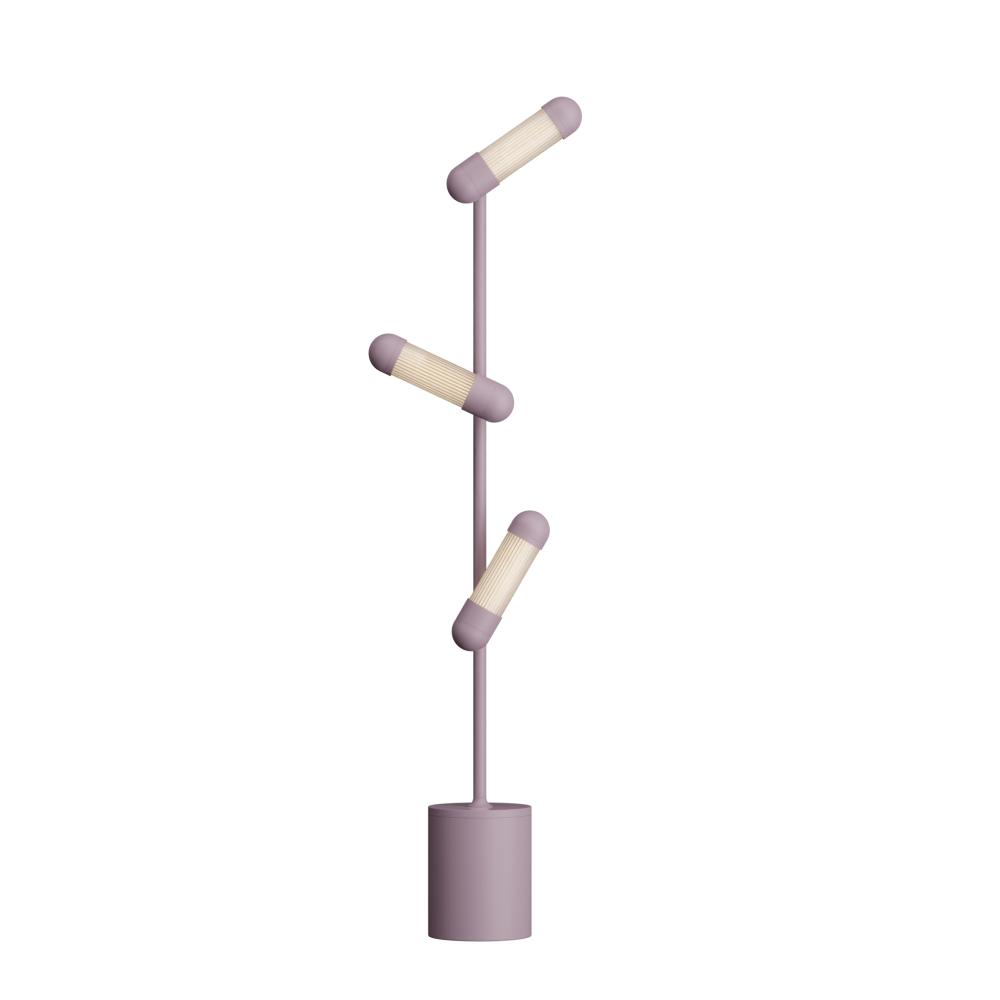 Hudson LED Floor Lamp in Pastel Violet
