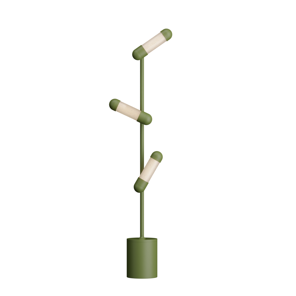 Hudson LED Floor Lamp in Fern Green