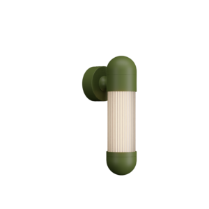 Hudson LED Wall Light in Fern Green