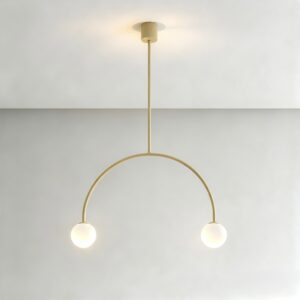 Arc Pendant in Sand Yellow