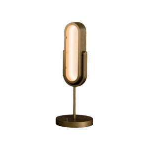 Jazz LED Desk Lamp in Burnished Brass