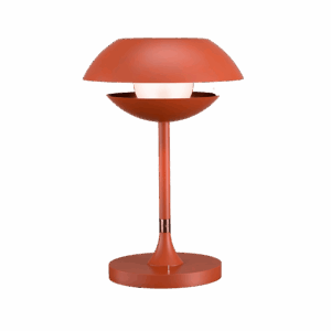 Pearl Table Lamp in Pearl Orange + Polished Copper