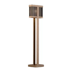 Chicago Floor Lamp in Grey Beige + Super Matt Black