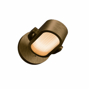 Jazz LED Wall Light in Burnished Brass