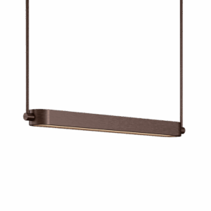 Jazz Linear LED Pendant in Brushed Bronze