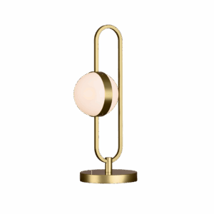Daisy LED Table Lamp in Satin Brass