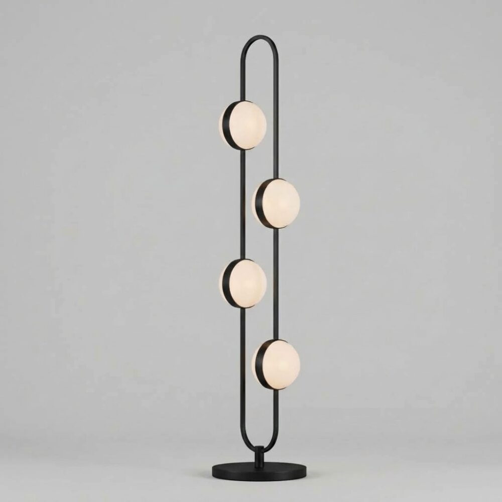 Daisy LED Floor Lamp in Super Matt Black
