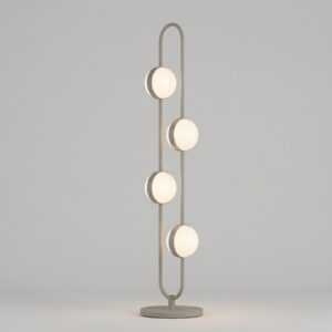 Daisy LED Floor Lamp in Grey Beige
