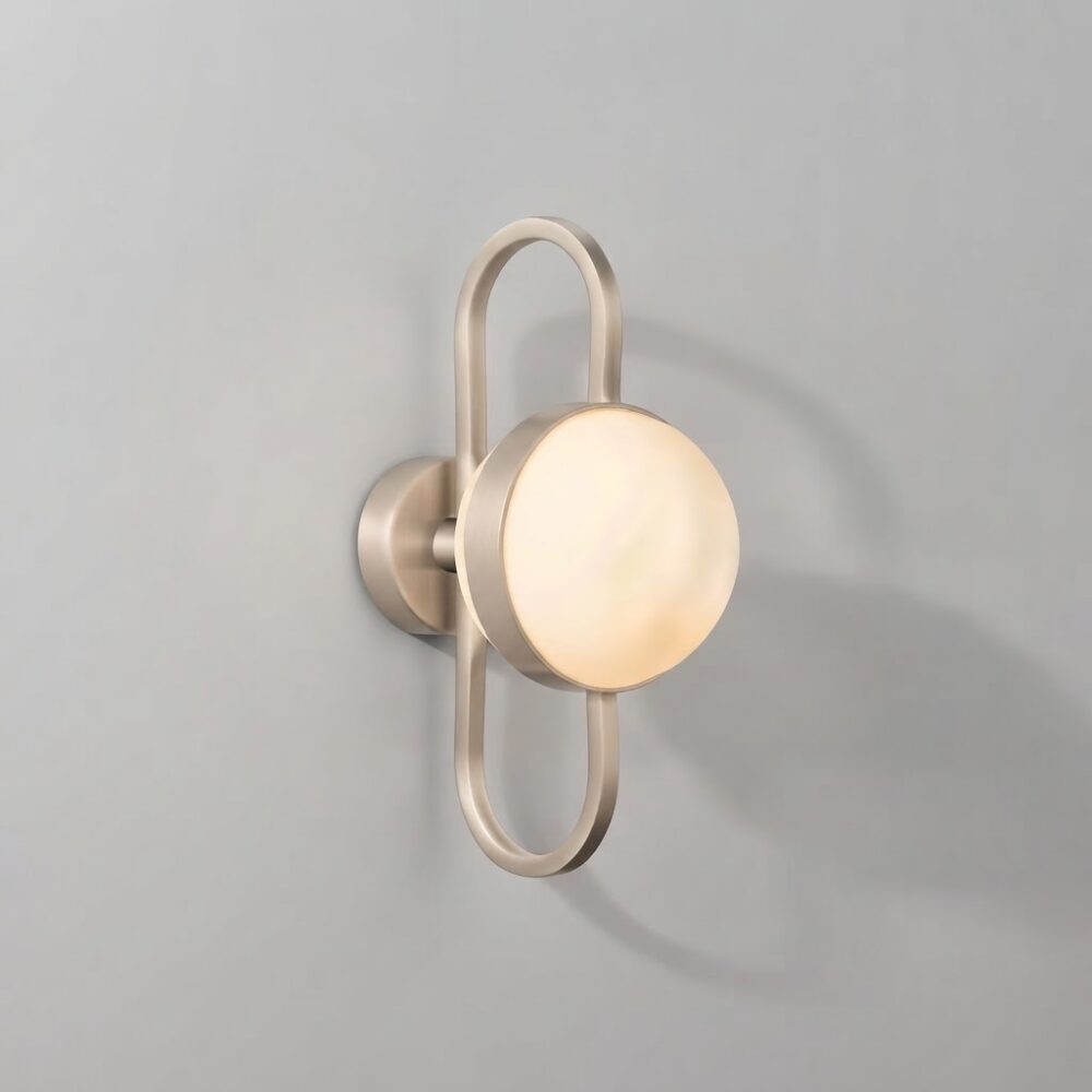 Daisy LED Wall Light in Grey Beige
