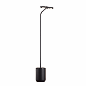 Twist LED Floor Lamp in Gloss Black + Super Matt Black