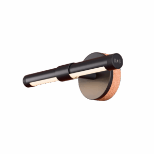 Twist LED Wall Light in Super Matt Black + Cork