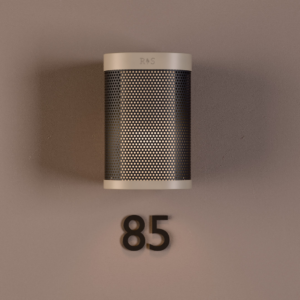 Chicago Corridor Wall Light in Grey Beige + Super Matt Black