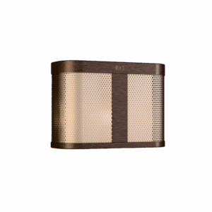 Chicago Wall Light in Brushed Bronze + Champagne