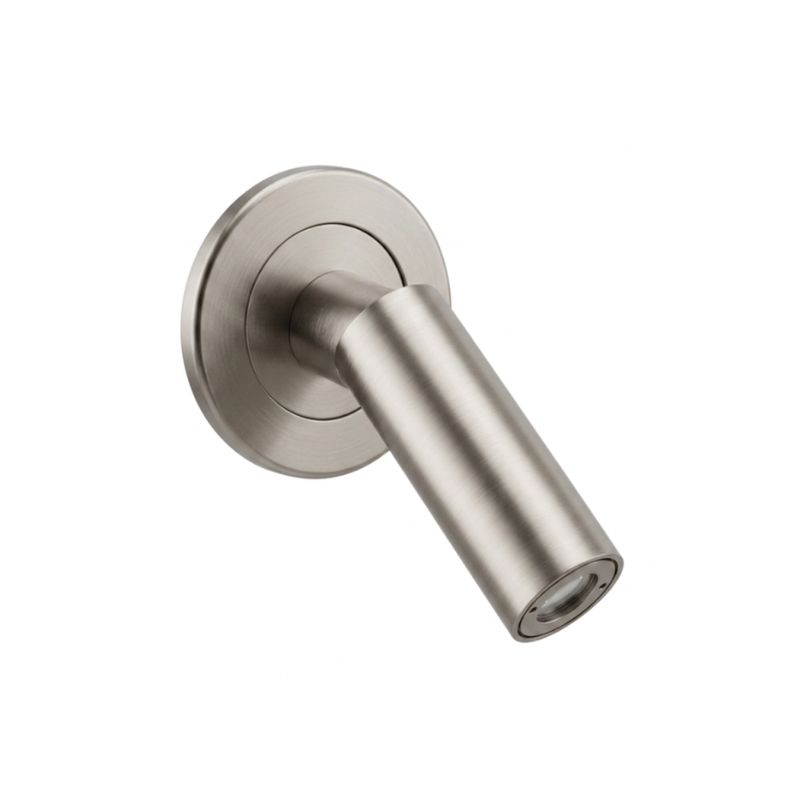 Small Nora LED Reading Light In Satin Nickel