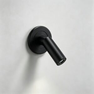Small Nora LED Reading Light In Matt Black