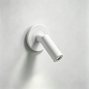 Small Nora LED Reading Light In Matt White