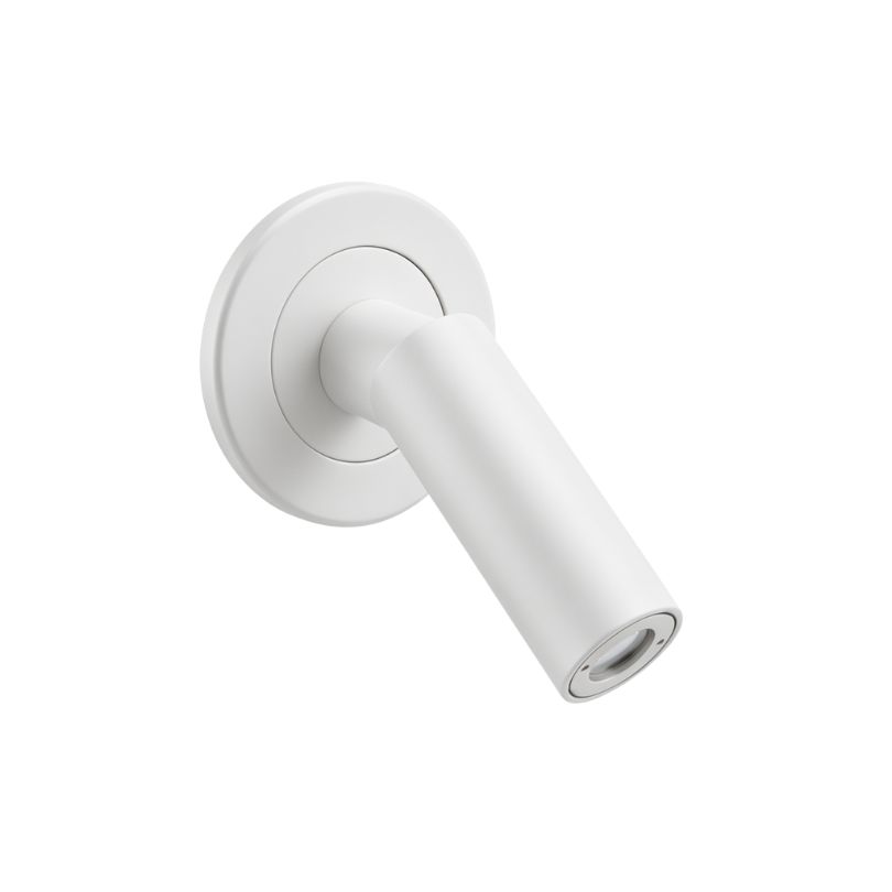 Small Nora LED Reading Light In Matt White