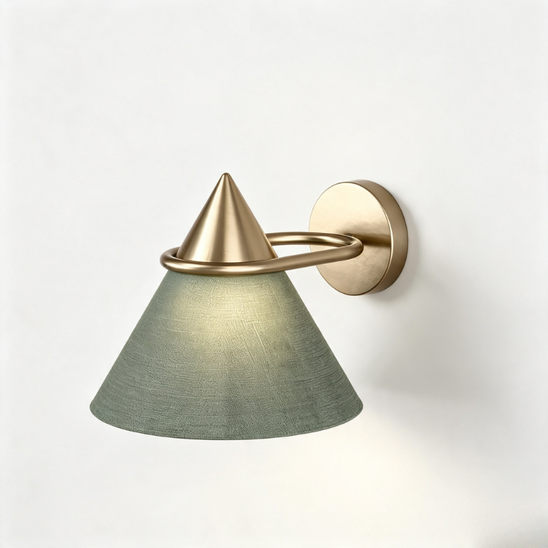 Shuttle Wall Light in Champagne